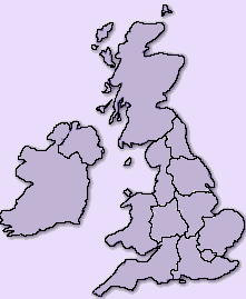 Map of UK and Eire