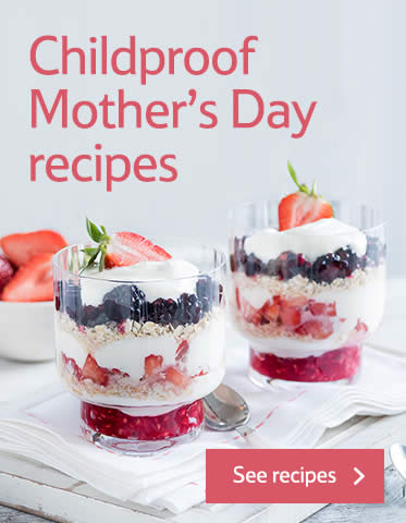 Child proof Mother's Day recipes